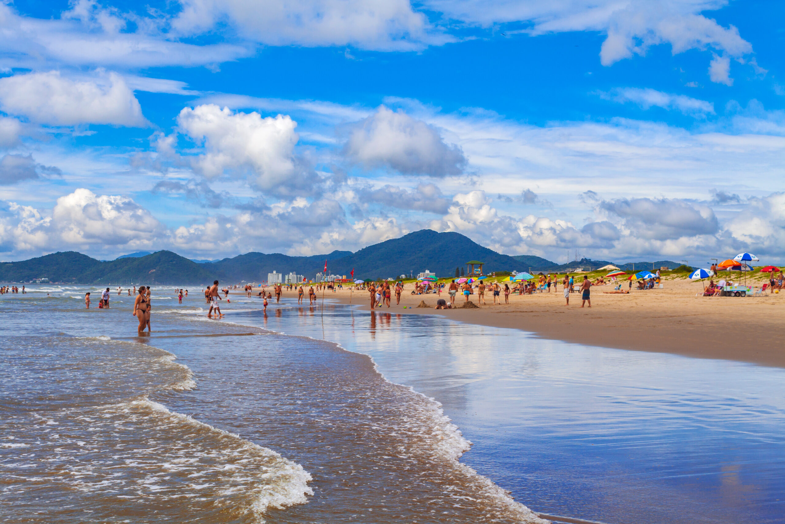 Navegantes,,Santa,Catarina,,Brazil,-,February,10,,2013:,Beach,View